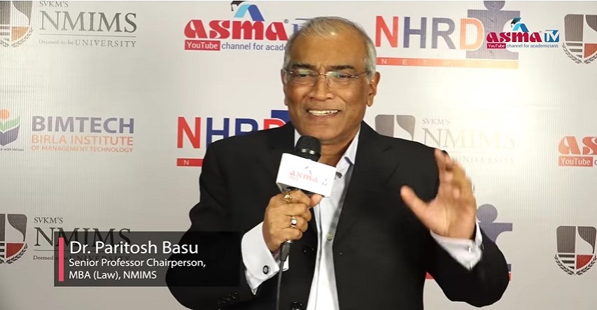 Dr. Paritosh Basu -Senior Professor Chairperson, MBA (Law) NMIMS