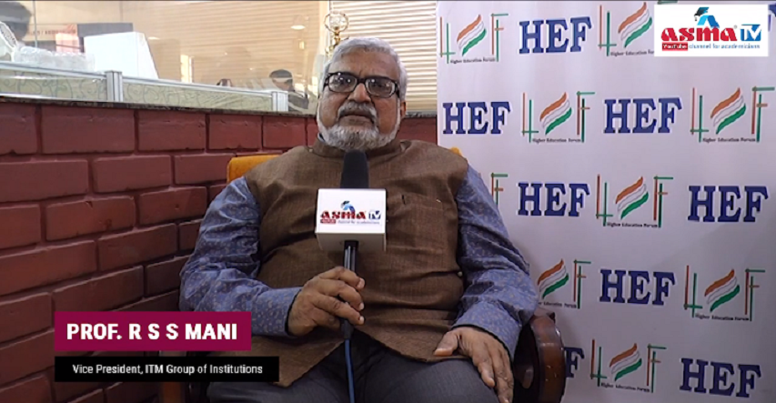 Prof.RSS Mani -(Vice President – ITM Group of Institutions)